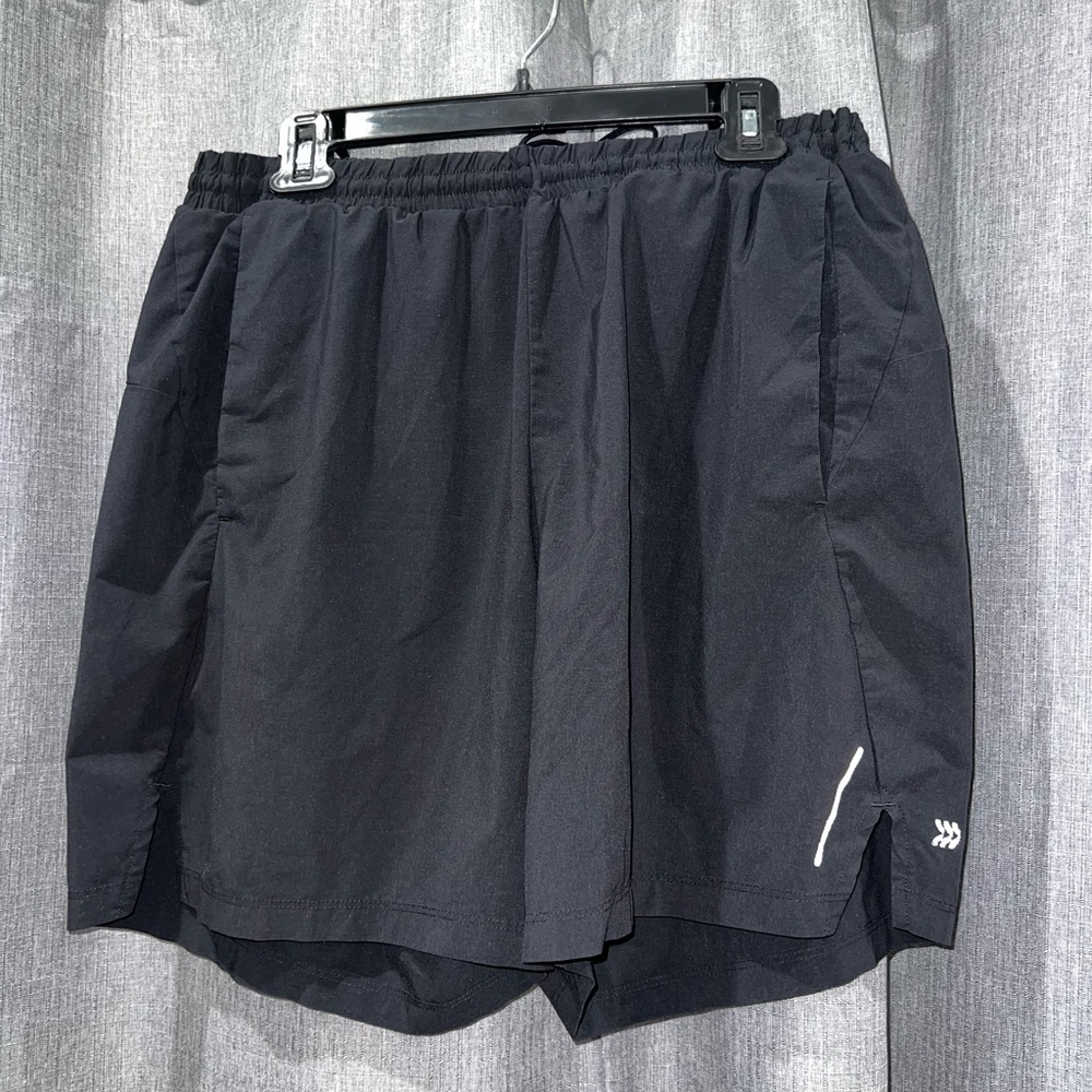 Black athletic training/running shorts
